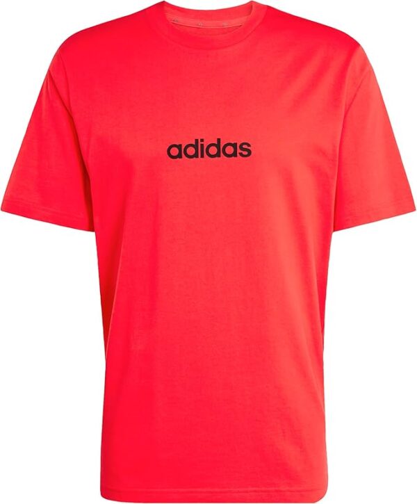 adidas Men's Essentials Linear Single Jersey Tee
